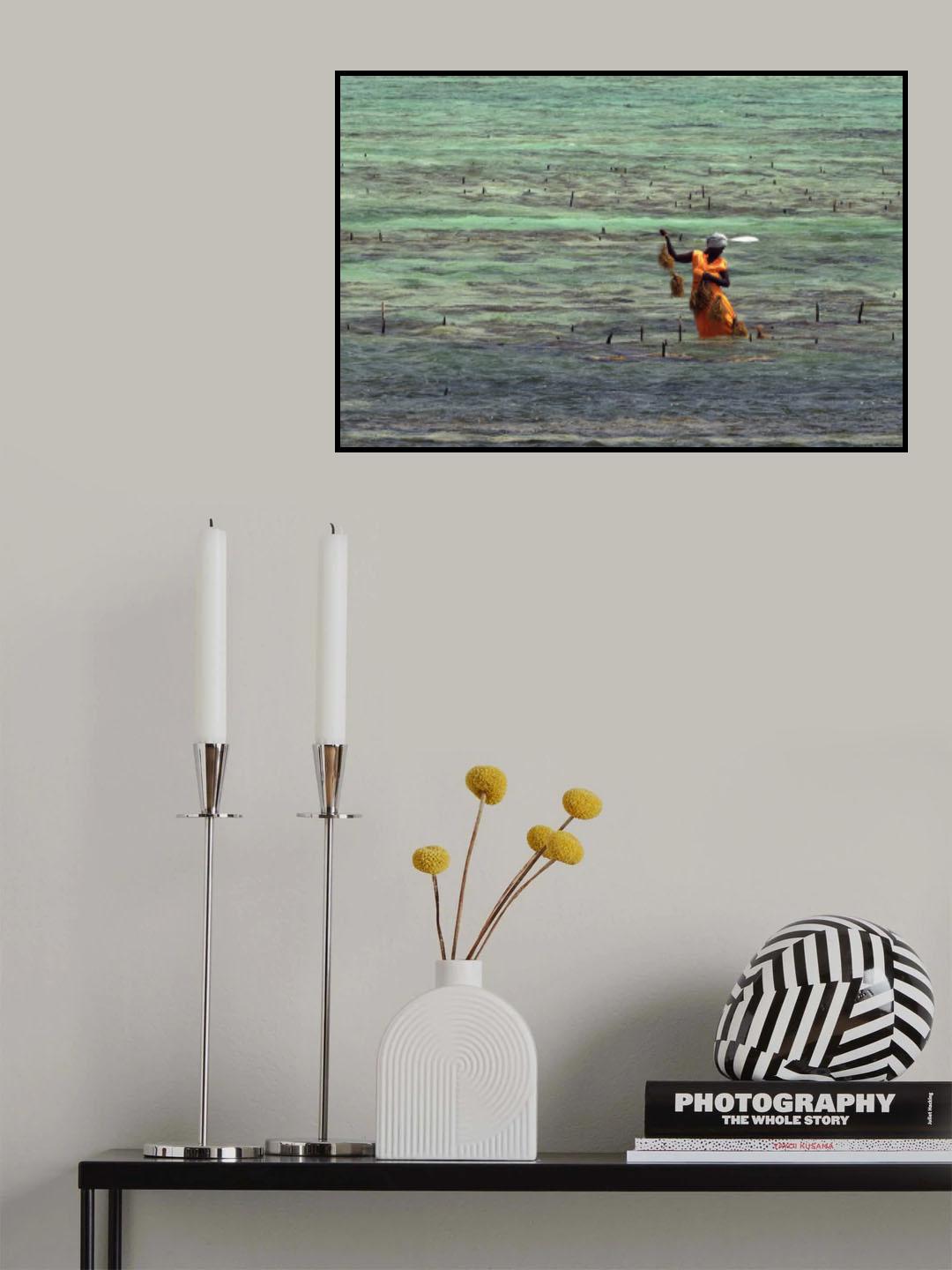 Orange Poster och Canvastavla