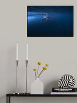 Alone in the blue Poster och Canvastavla