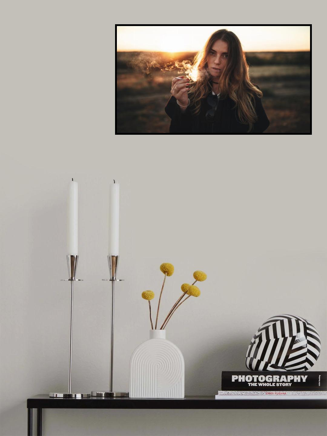 smoke Poster och Canvastavla
