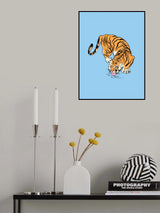 Tiger By the River Poster och Canvastavla