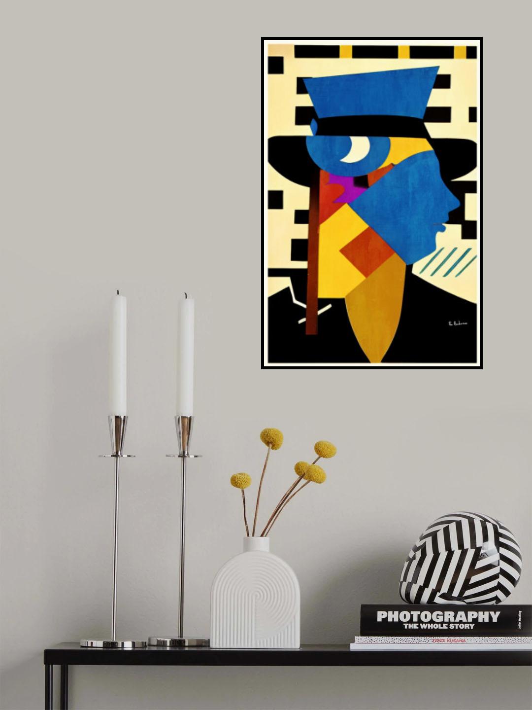 Young Girl With Hat Poster och Canvastavla