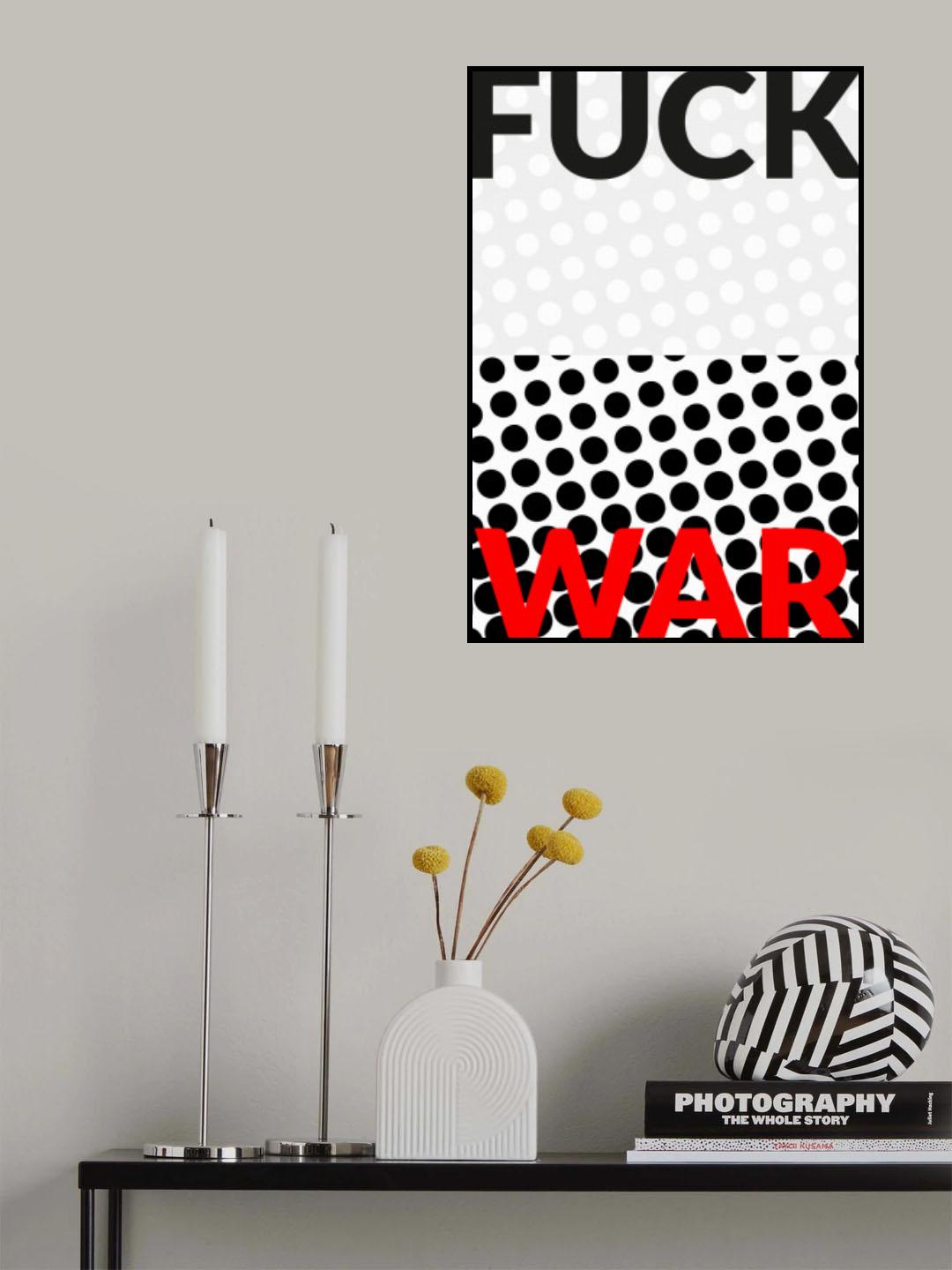 Fuck War Poster och Canvastavla