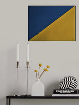 Colors of the flag of the country of free Ukraine Poster och Canvastavla