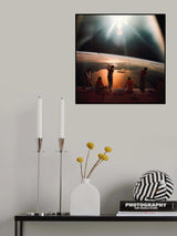 Golfing In Space Poster och Canvastavla