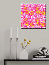 Fruit Slices Lemonade Geometric Poster och Canvastavla