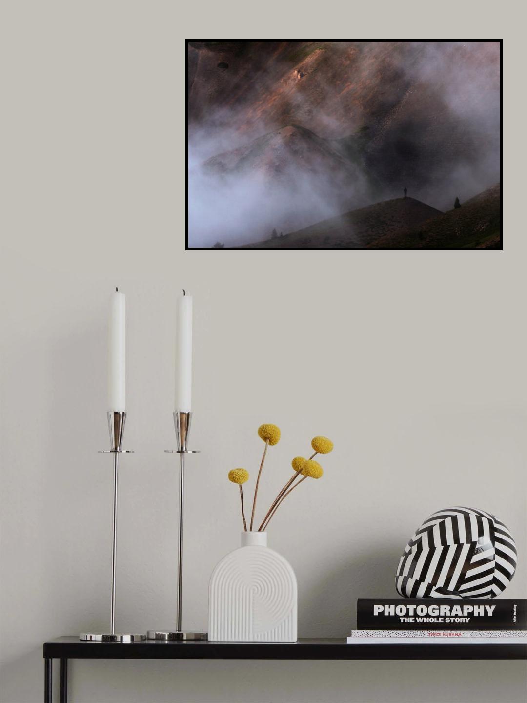 misty valleys Poster och Canvastavla