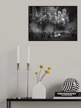 Historical reconstruction of the Battle of Lomianki, September 1939. Poster och Canvastavla