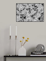 Mediterranean Summer Black &amp; White Poster och Canvastavla