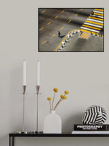 Two Men Walking Poster och Canvastavla
