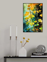 Ginko Biloba leaves 14 Poster och Canvastavla