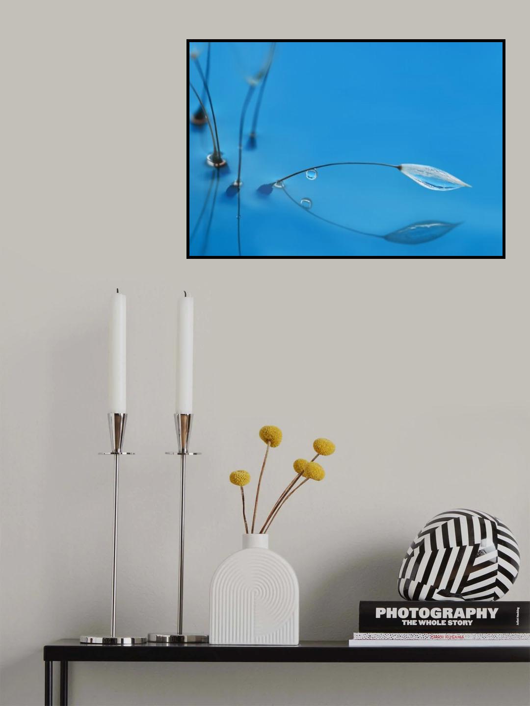 Blue water Poster och Canvastavla