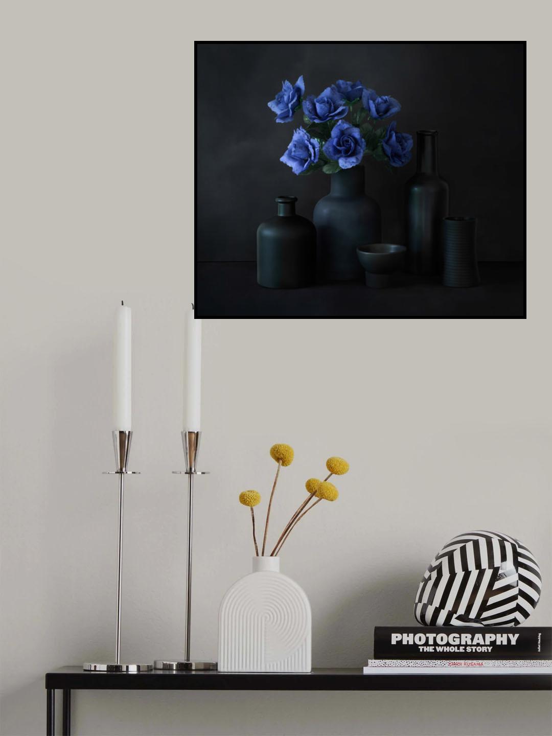 Midnight Blue Poster och Canvastavla