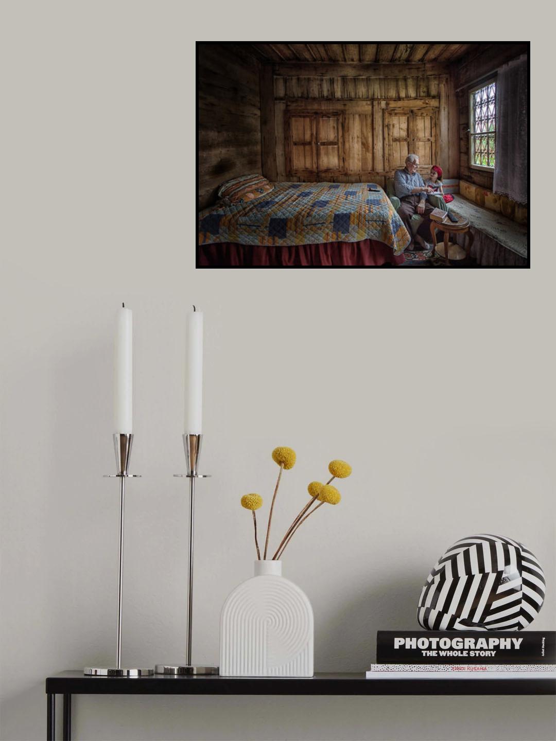 Dede ve Torun Poster och Canvastavla