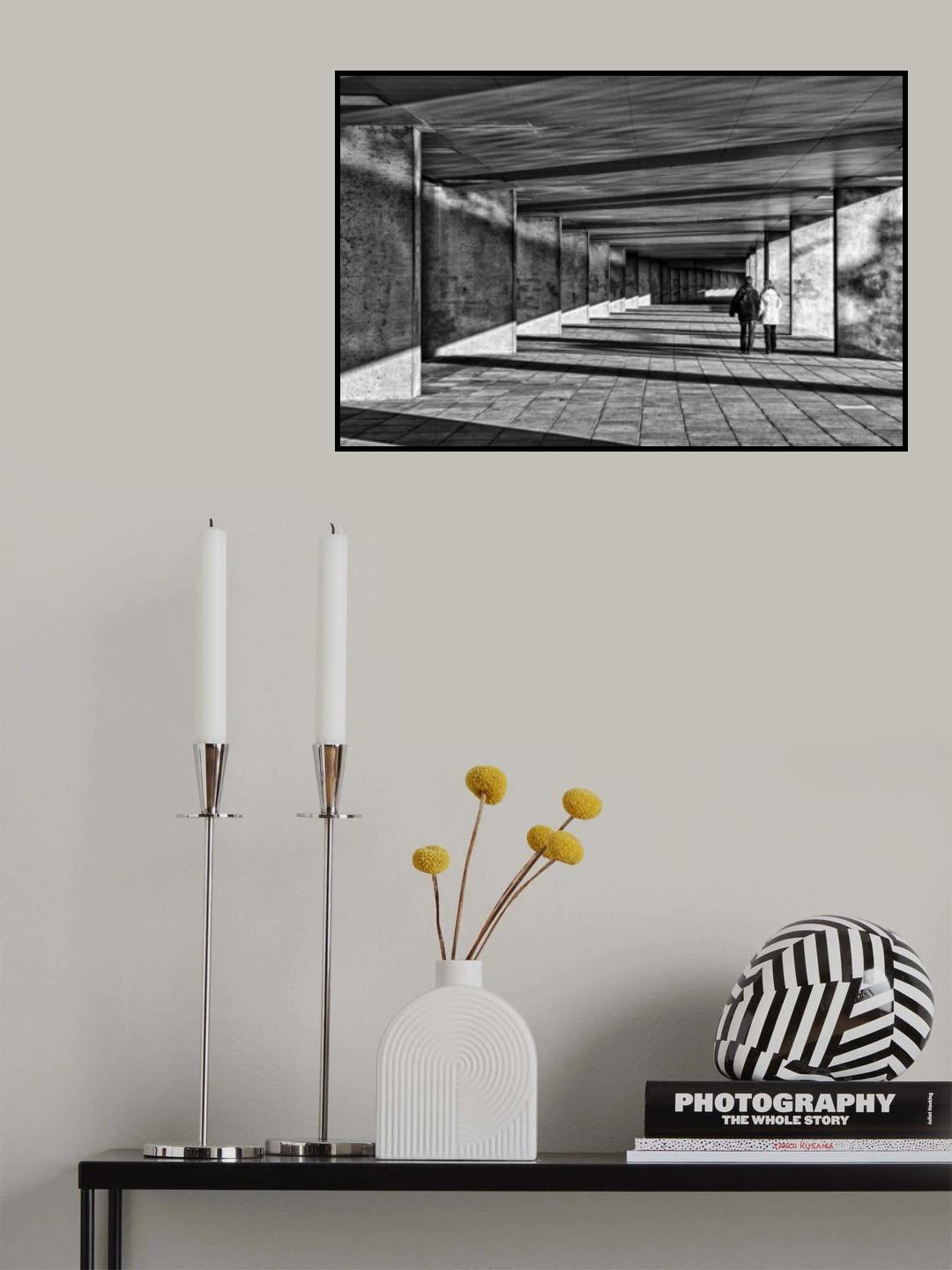 A walk in the gallery Poster och Canvastavla