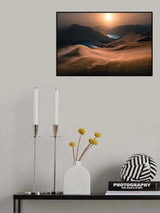 A Sand Storm in Desert Poster och Canvastavla