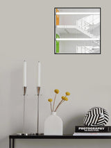 Car park stairs Poster och Canvastavla
