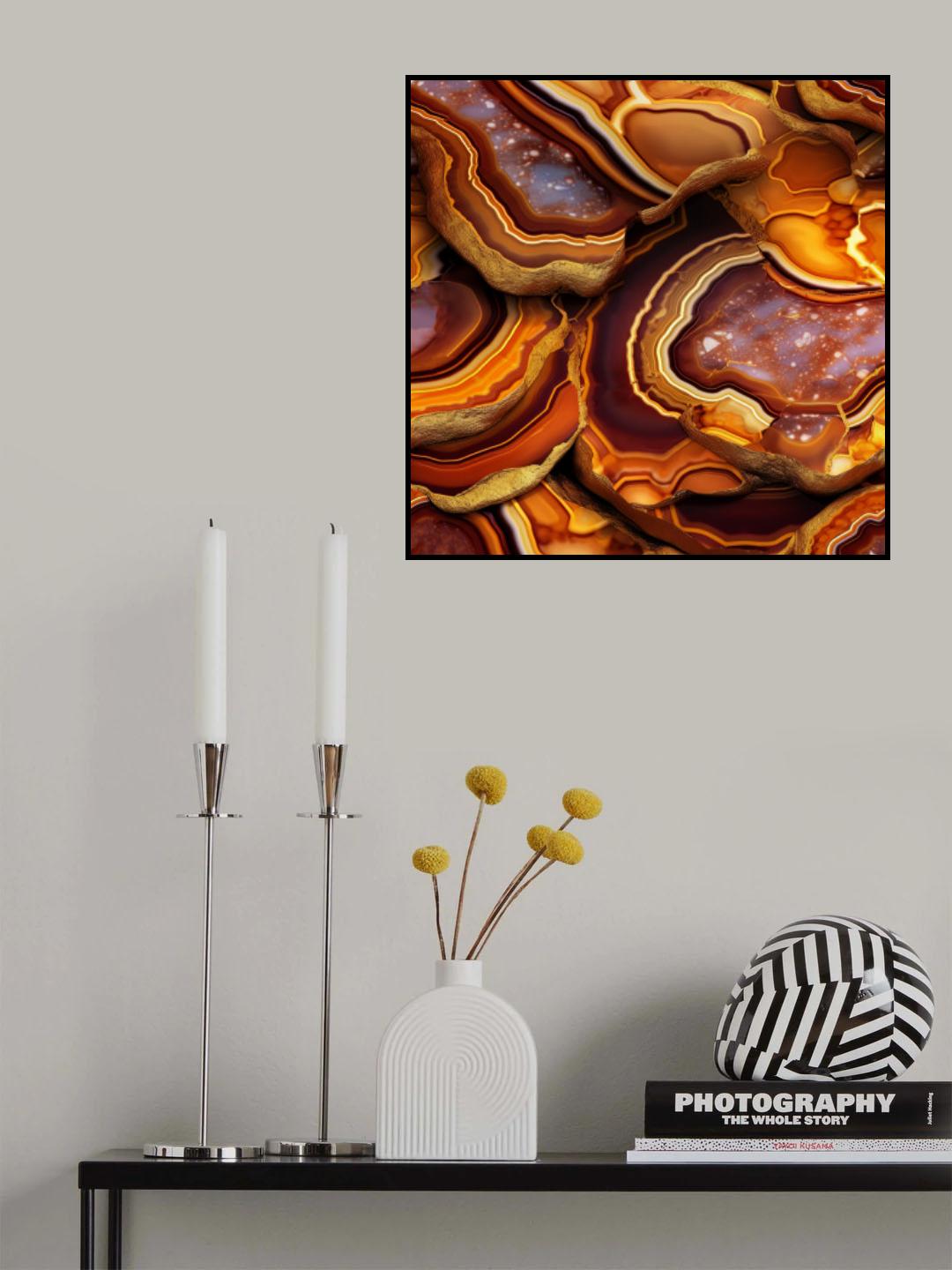 Agate 4 Poster och Canvastavla