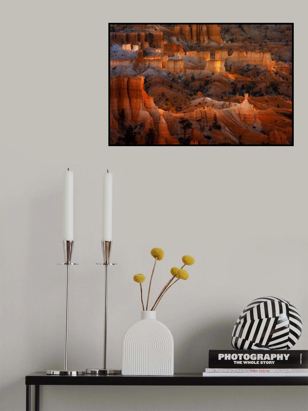 Bright Hoodoos Poster och Canvastavla