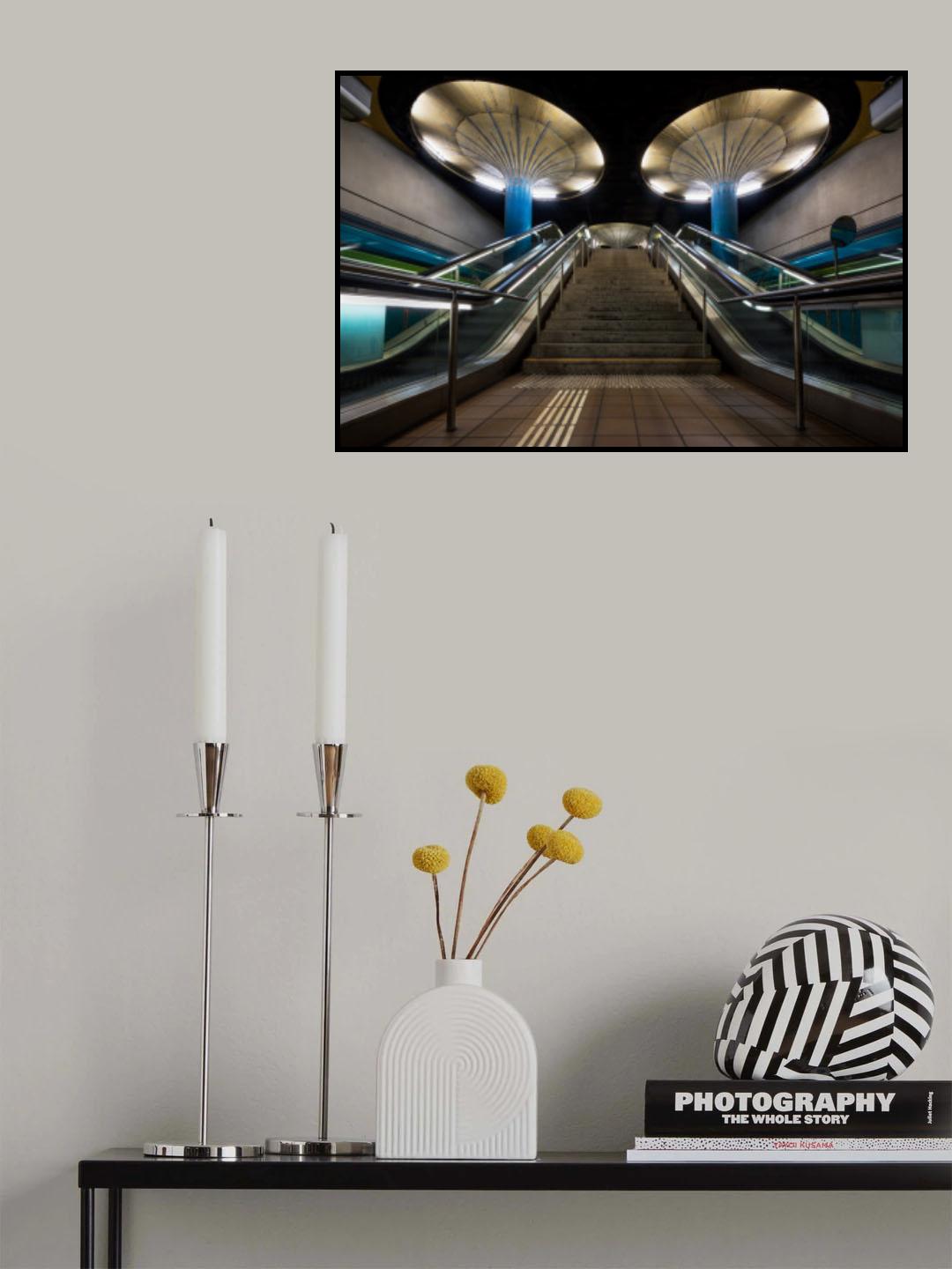Tubeway Station Opernplatz Poster och Canvastavla