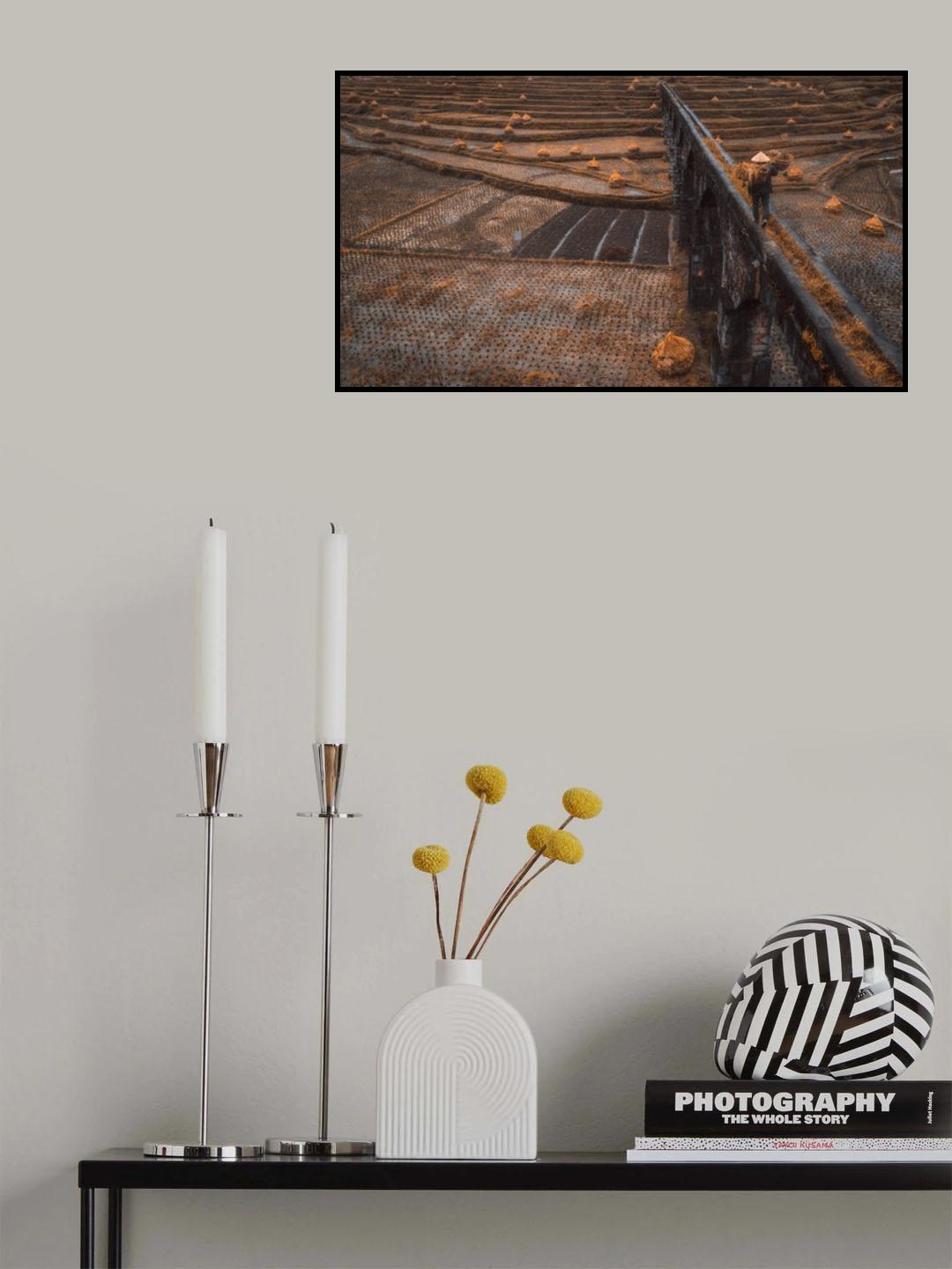 An old canal Poster och Canvastavla