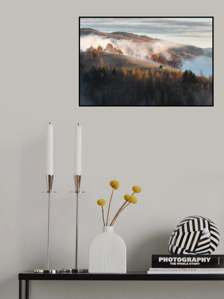 Autumn in rural Romania Poster och Canvastavla