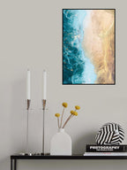 Gold beach Poster och Canvastavla