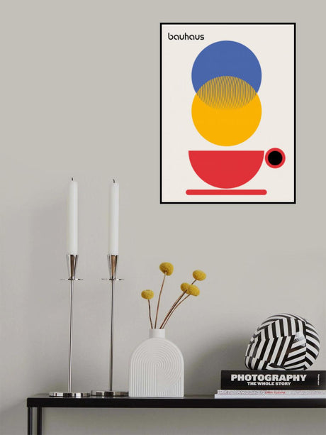 Bauhaus Coffee Abstract Poster och Canvastavla