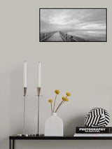 The long wooden footbridge. Poster och Canvastavla