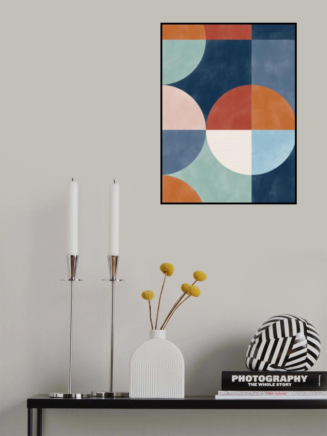 3x4 Aspectratiobluerust29 Poster och Canvastavla
