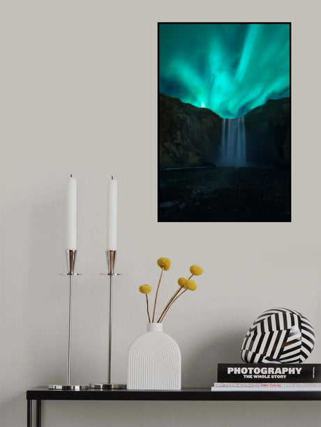 Skógafoss Poster och Canvastavla