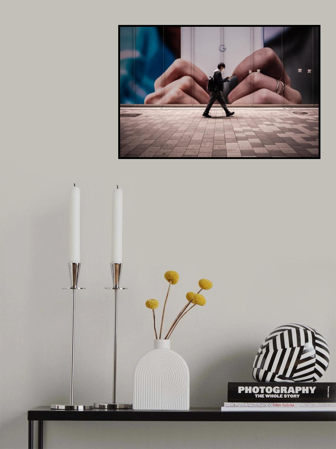 Smartphone zombie Poster och Canvastavla