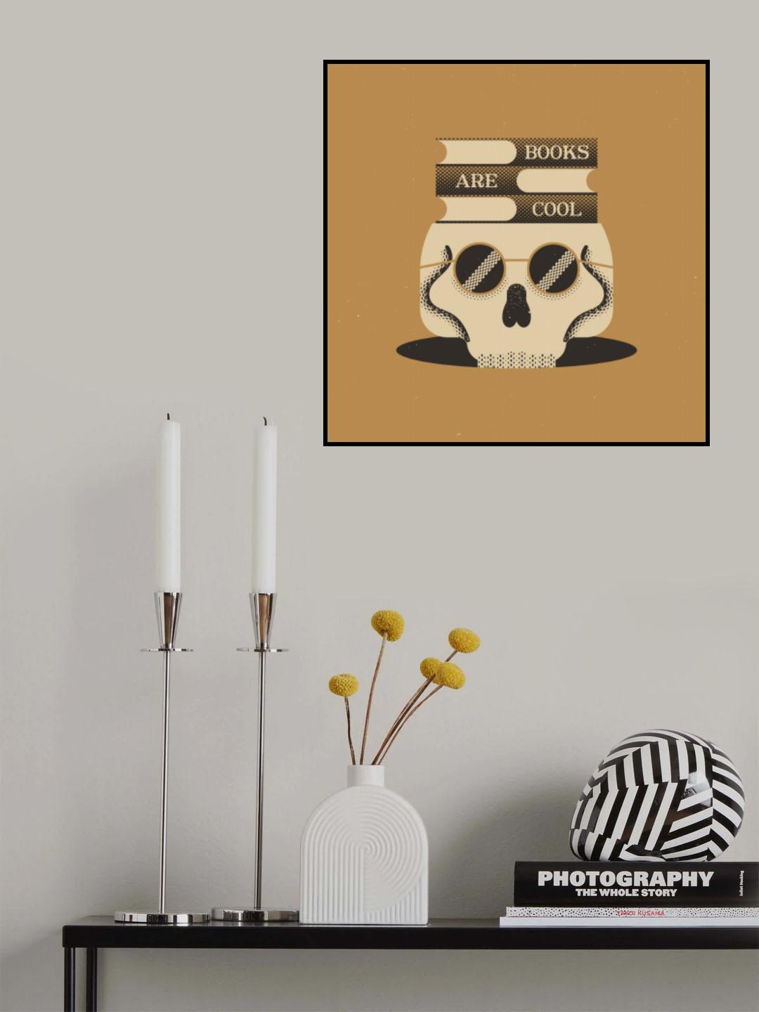 Books Are Cool Poster och Canvastavla