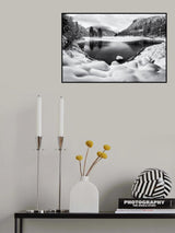 Winter by the lake Poster och Canvastavla