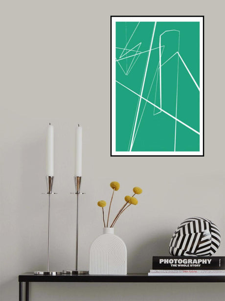 Angular Lines No 8 Poster och Canvastavla