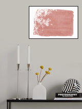 Red Tree Foliage Silhouette Poster och Canvastavla
