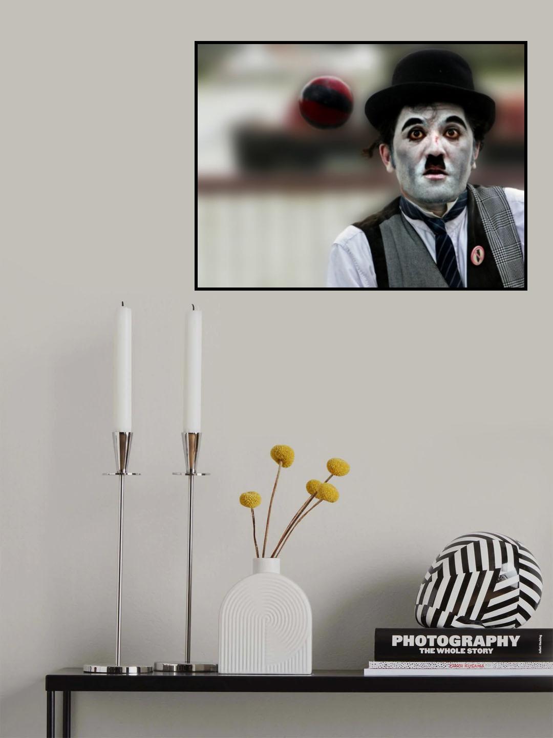 Charlie Chaplin Poster och Canvastavla