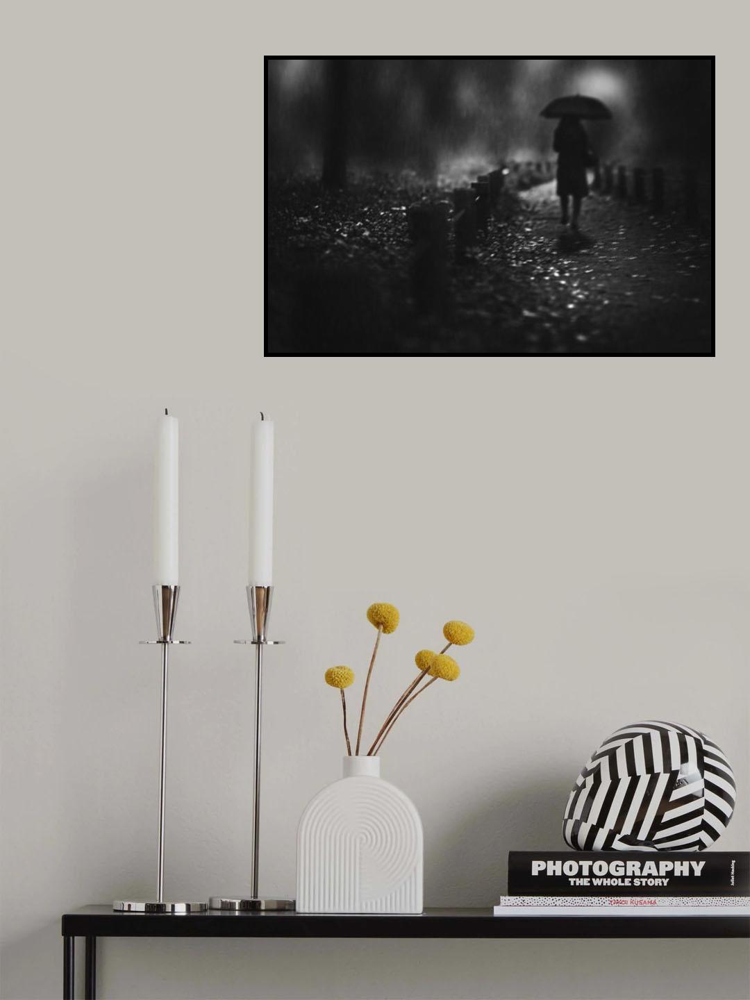rain Poster och Canvastavla