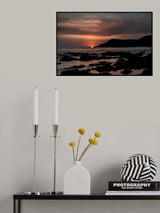 Orange Sunset Poster och Canvastavla