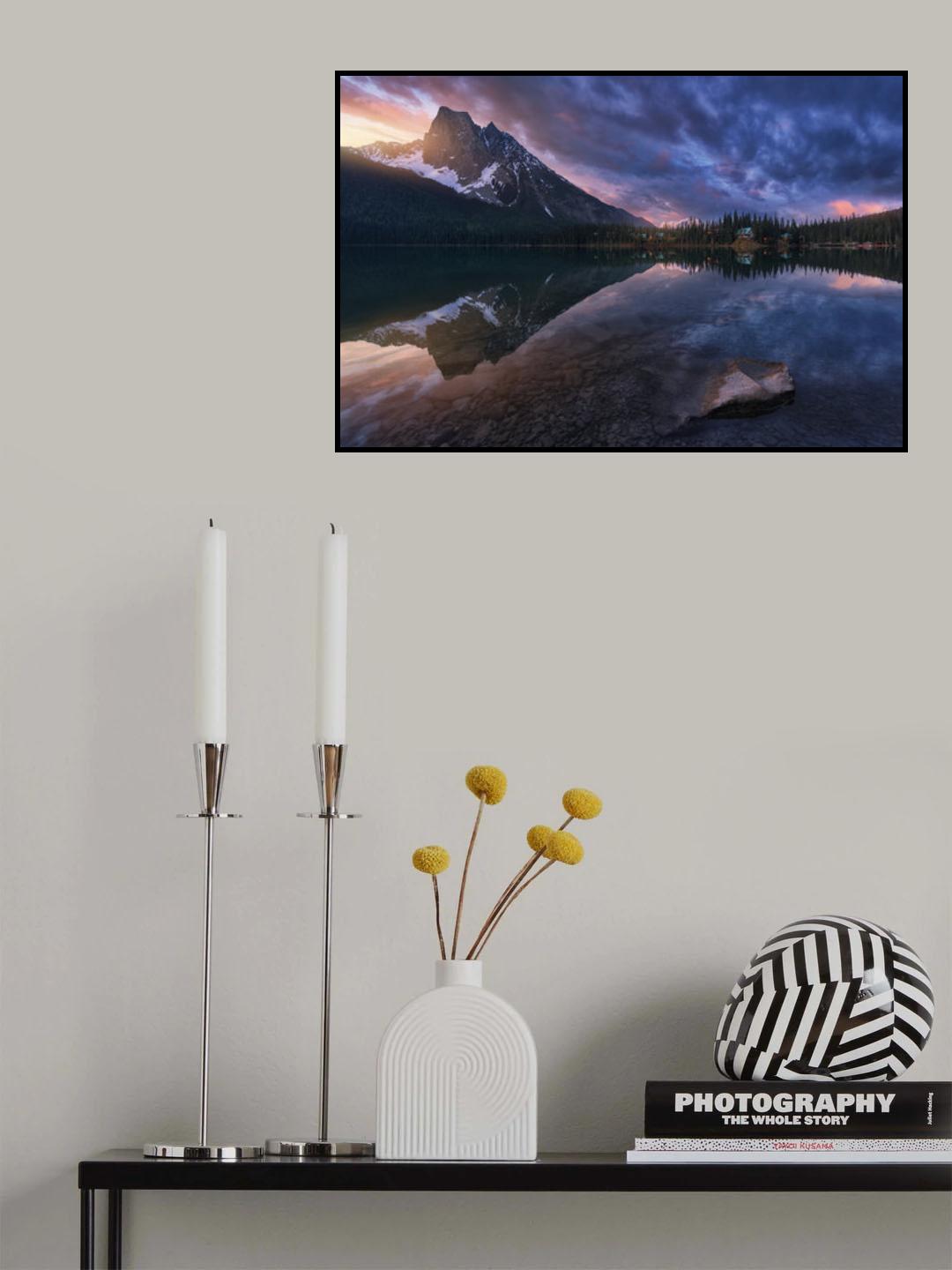 Emerald light. Poster och Canvastavla