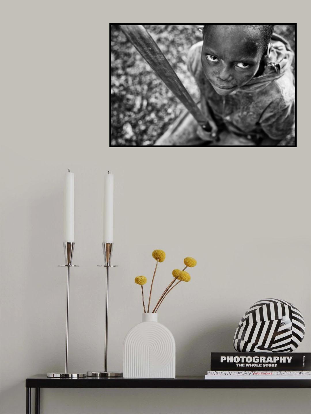 Sword Boy Poster och Canvastavla