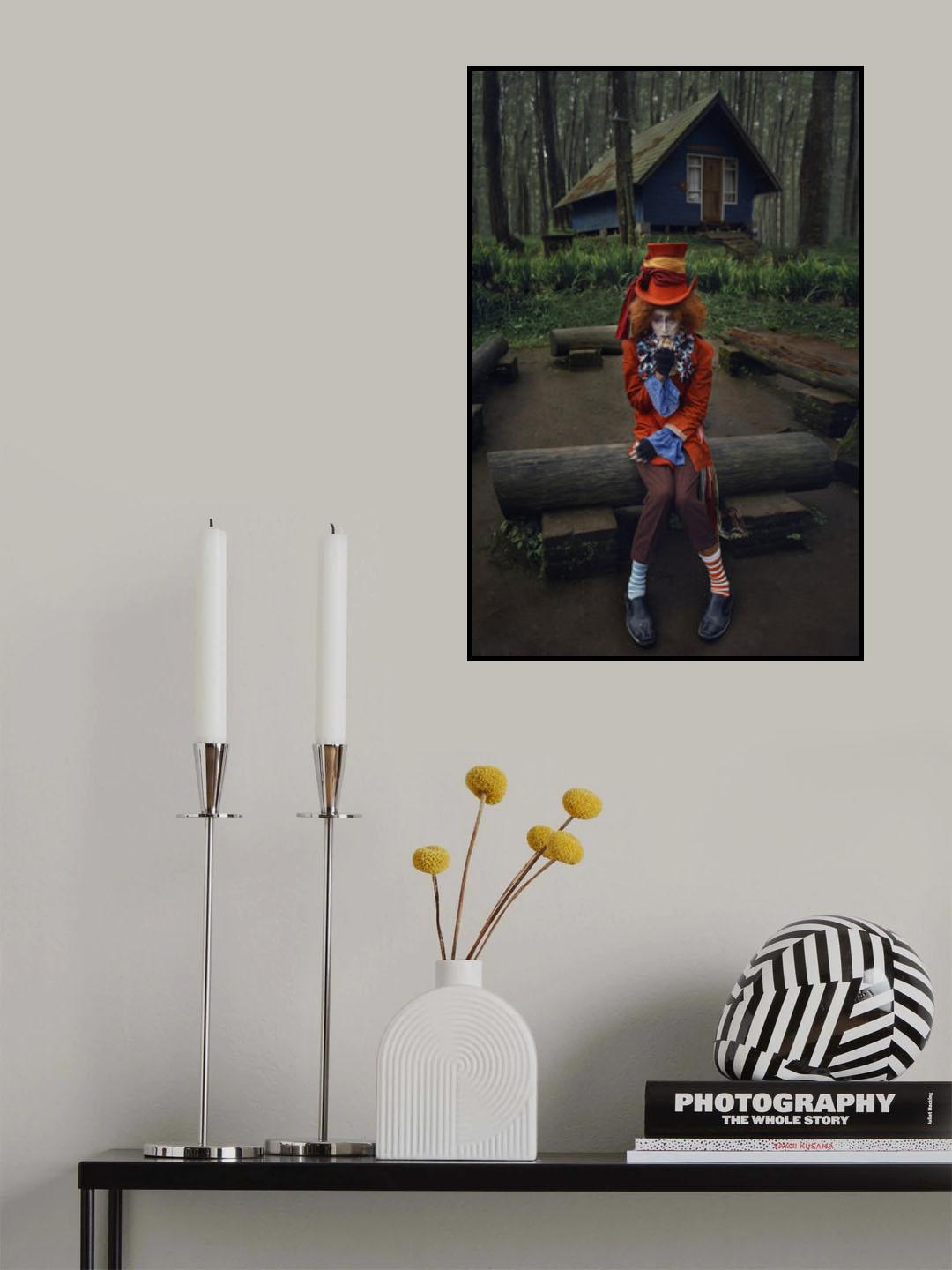 where all mad here Poster och Canvastavla