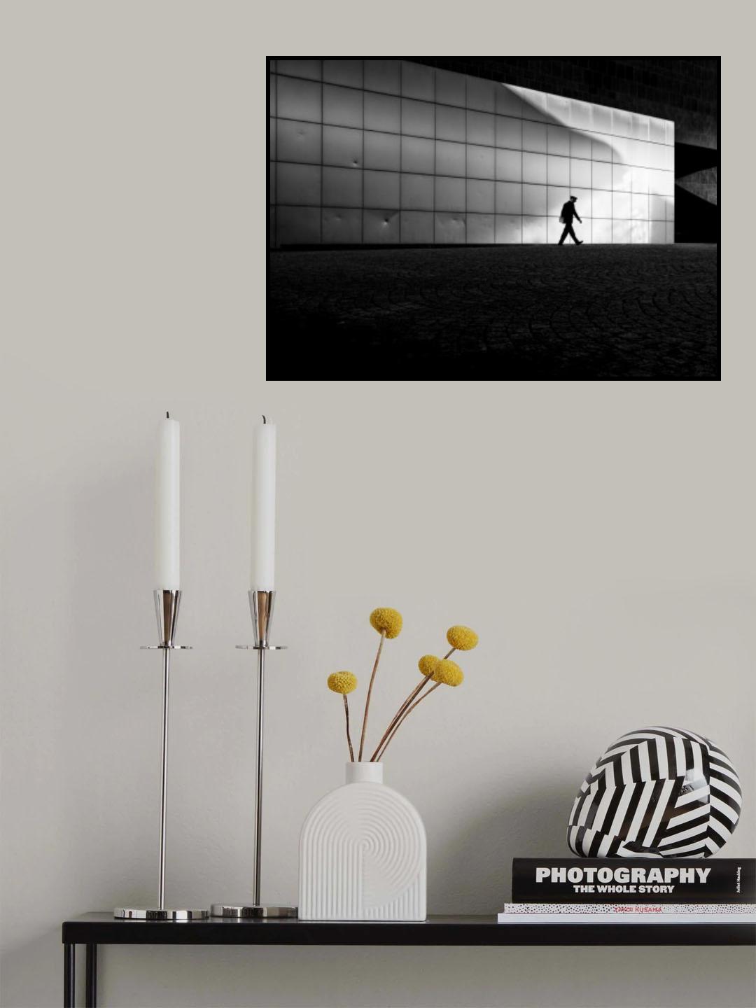the lonely postman Poster och Canvastavla