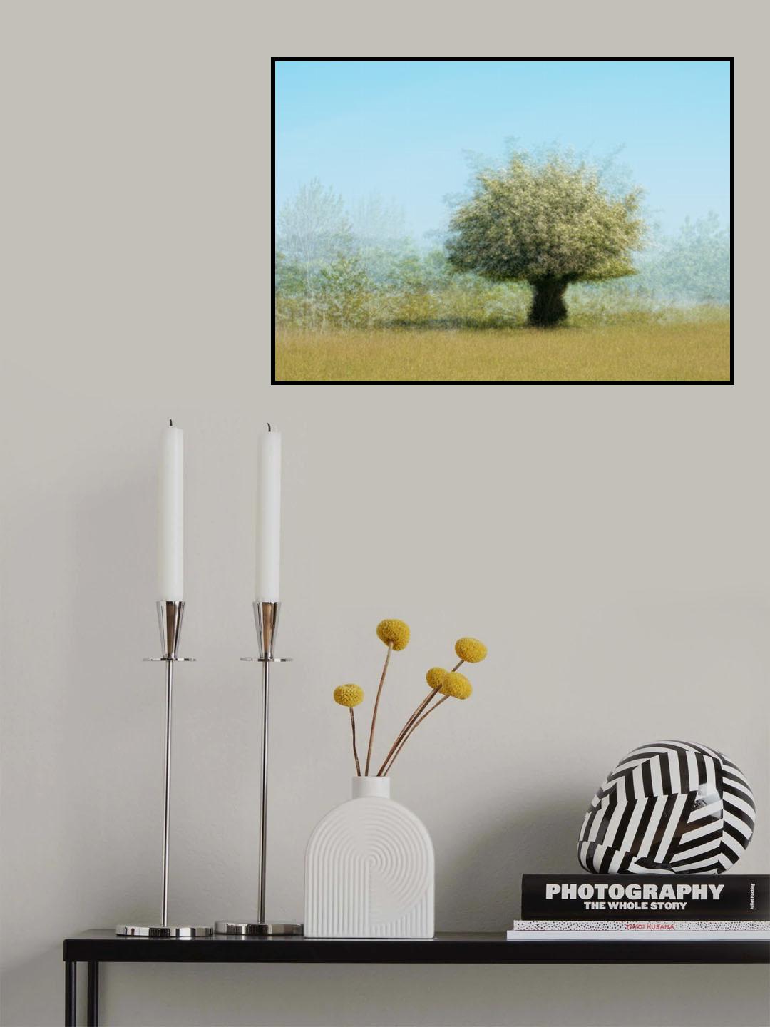 Tree with flowers Poster och Canvastavla