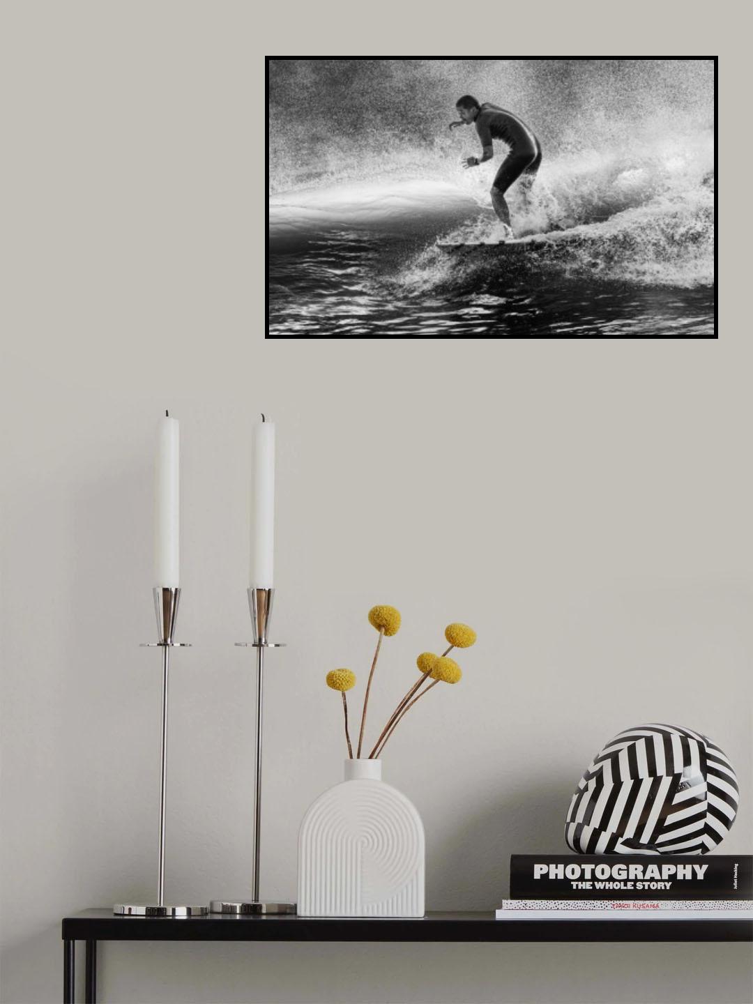 Surfing Poster och Canvastavla
