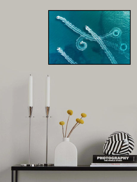 Lines and circles Poster och Canvastavla