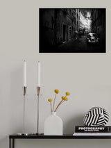 Car on the alley Poster och Canvastavla