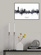Wroclaw Poland Skyline Poster och Canvastavla