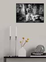 Man in the old Buduburam refugee camp - Ghana Poster och Canvastavla