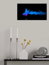 Glass shot with air gun Poster och Canvastavla