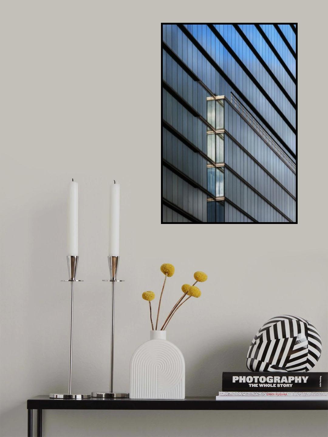 Light meets black lines Poster och Canvastavla